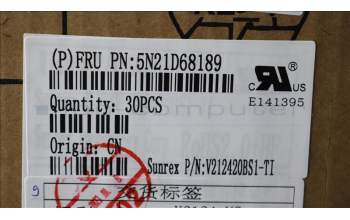 Lenovo 5N21D68189 NB_KYB CS22 FL TOP,BK-BL,SRX,THAI