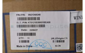 Lenovo 5N21D68240 NB_KYB CS22 FL TOP,BK-BL,TRI,BEL