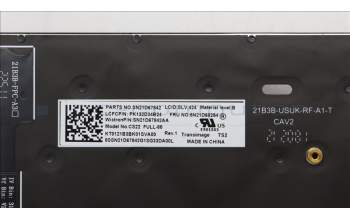 Lenovo 5N21D68254 NB_KYB CS22 FL TOP,BK-BL,TRI,SLV