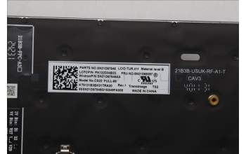 Lenovo 5N21D68257 NB_KYB CS22 FL TOP,BK-BL,TRI,TUR