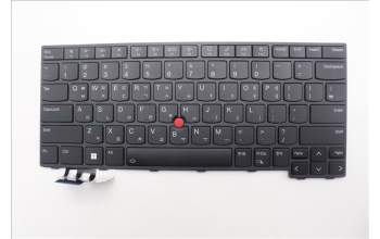 Lenovo 5N21D68261 NB_KYB CS22 FL TOP,BK-BL,TRI,KOR