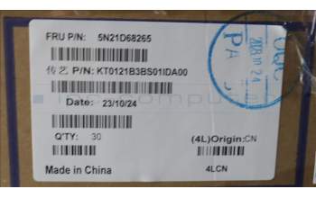 Lenovo 5N21D68265 NB_KYB CS22 FL TOP,BK-BL,TRI,IND ENG