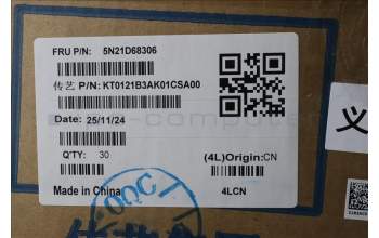 Lenovo 5N21D68306 NB_KYB CS22 FL TOP,BK-NBL,TRI,CZE/SLK