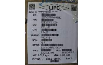 Lenovo 5N21D68310 NB_KYB CS22 FL TOP,GR-BL,CHY,058 FRA