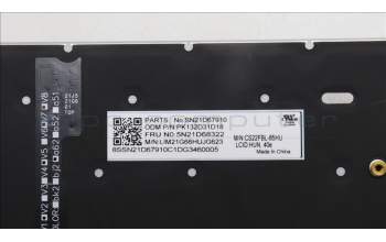 Lenovo 5N21D68322 NB_KYB CS22 FL TOP,GR-BL,CHY,HUN