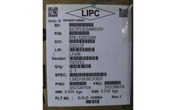 Lenovo 5N21D68336 NB_KYB CS22 FL TOP,GR-BL,CHY,TC