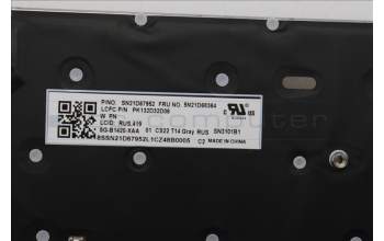 Lenovo 5N21D68364 NB_KYB CS22 FL TOP,GR-BL,LTN,RUS