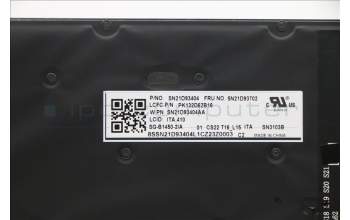 LENOVO 5N21D93702 NB_KYB CS22 NM TOP,BK-BL,LTN,ITA