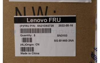 Lenovo 5N21D93728 NB_KYB CS22 NM TOP,BK-NBL,LTN,ARA