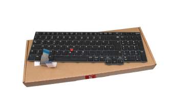 5N21D93734 teclado original Lenovo DE (alemán) negro/negro con mouse-stick