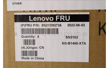 Lenovo 5N21D93736 NB_KYB CS22 NM TOP,BK-NBL,LTN,HBW