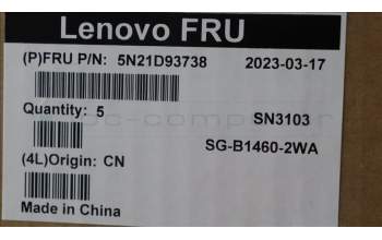 Lenovo 5N21D93738 NB_KYB CS22 NM TOP,BK-NBL,LTN,ILD