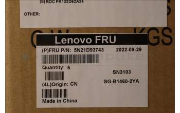 Lenovo 5N21D93743 NB_KYB CS22 NM TOP,BK-NBL,LTN,SLV