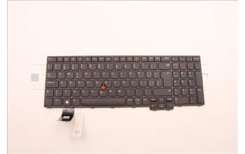 Lenovo 5N21D93745 Keyboard Internal, Swiss, Black, Non-Backlight, w/Number, UK
