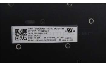 Lenovo 5N21D93759 NB_KYB CS22 NM TOP,BK-NBL,LTN,UKR