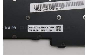 Lenovo 5N21D93815 NB_KYB CS22 NM TOP,BK-NBL,PMX,POR