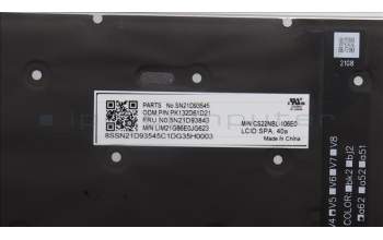 Lenovo 5N21D93843 NB_KYB CS22 NM TOP,GR-BL,CHY,SPA