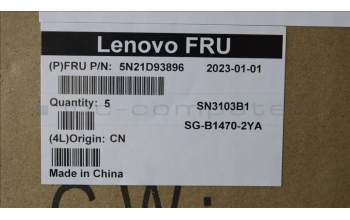 Lenovo 5N21D93896 NB_KYB CS22 NM TOP,GR-BL,LTN,SLV