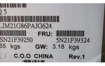 Lenovo 5N21F39324 NB_KYB CS22 P16 GR-BL,CHY,BRL