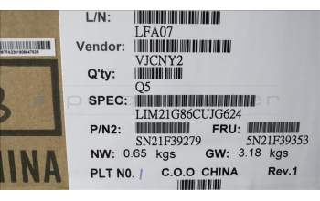 Lenovo 5N21F39353 NB_KYB CS22 P16 GR-BL,CHY,FRA/ENG