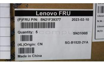 Lenovo 5N21F39377 NB_KYB CS22 P16 GR-BL,LTN,SLV