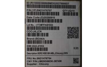 Lenovo 5N21H76754 NB_KYB SER2 KBD BK-NBL,CHY,DEN