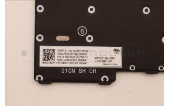Lenovo 5N21H76813 NB_KYB SER2 KBD BK-BL,CHY,ARA