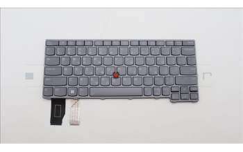 Lenovo 5N21H76892 Keyboard Internal, Greek, Grey, Backlight, US
