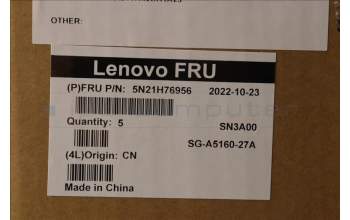 Lenovo 5N21H76956 NB_KYB SER2 KBD BK-NBL,LTN,BUL