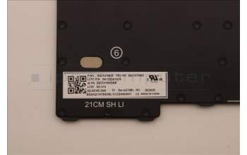 Lenovo 5N21H76982 Keyboard Internal, Norwegian, Black, Non-Backlight, UK