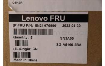 Lenovo 5N21H76996 NB_KYB SER2 KBD BK-NBL,LTN,UKE
