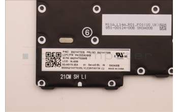 Lenovo 5N21H77089 NB_KYB SER2 KBD BK-BL,LTN,IND ENG