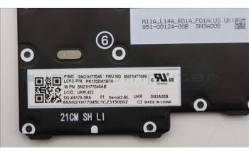 Lenovo 5N21H77099 NB_KYB SER2 KBD BK-BL,LTN,UKR