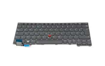 5N21H77265 teclado original Lenovo DE (alemán) gris/canosa con retroiluminacion y mouse-stick