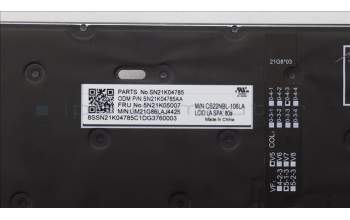 Lenovo 5N21K05007 NB_KYB CS23 NM TOP,BK-BL,CHY,LA SPA