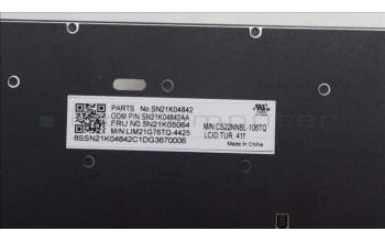 Lenovo 5N21K05064 NB_KYB CS23 NM TOP,BK-NBL,CHY,TUR