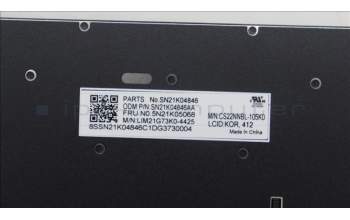 Lenovo 5N21K05068 NB_KYB CS23 NM TOP,BK-NBL,CHY,KOR