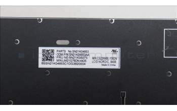 Lenovo 5N21K05075 NB_KYB CS23 NM TOP,BK-NBL,CHY,NORDIC