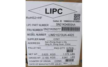 Lenovo 5N21K05077 NB_KYB CS23 NM TOP,BK-NBL,CHY,UKR