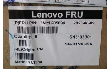 Lenovo 5N21K05094 NB_KYB CS23 NM TOP,BK-BL,LTN,ITA