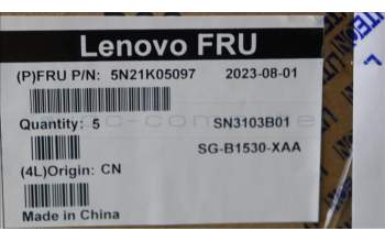 Lenovo 5N21K05097 NB_KYB CS23 NM TOP,BK-BL,LTN,RUS