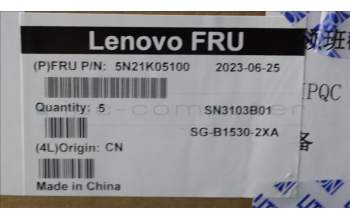 Lenovo 5N21K05100 NB_KYB CS23 NM TOP,BK-BL,LTN,SWS