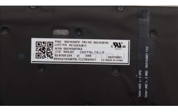 Lenovo 5N21K05100 NB_KYB CS23 NM TOP,BK-BL,LTN,SWS