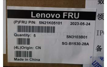 Lenovo 5N21K05101 NB_KYB CS23 NM TOP,BK-BL,LTN,TUR