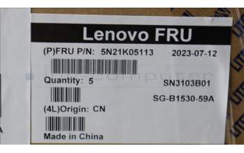 Lenovo 5N21K05113 Keyboard Internal, Czech/Slovak, BackLight, UK