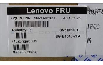 Lenovo 5N21K05125 NB_KYB CS23 NM TOP,BK-NBL,LTN,FRA