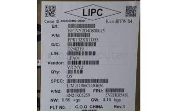 Lenovo 5N21K05481 NB_KYB CS23 NM TOP,GR-BL,CHY,FRA/ENG