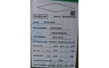 Lenovo 5N21L44153 NB_KYB Bel-PH1SREW-CCY-BLK-NBLKB