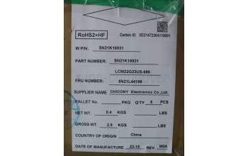 Lenovo 5N21L44198 NB_KYB US-PH1SREW-CCY-BLK-NBLKB