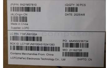 Lenovo 5N21M37810 NB_KYB 4C4TT50N-BK-SRX-FRA